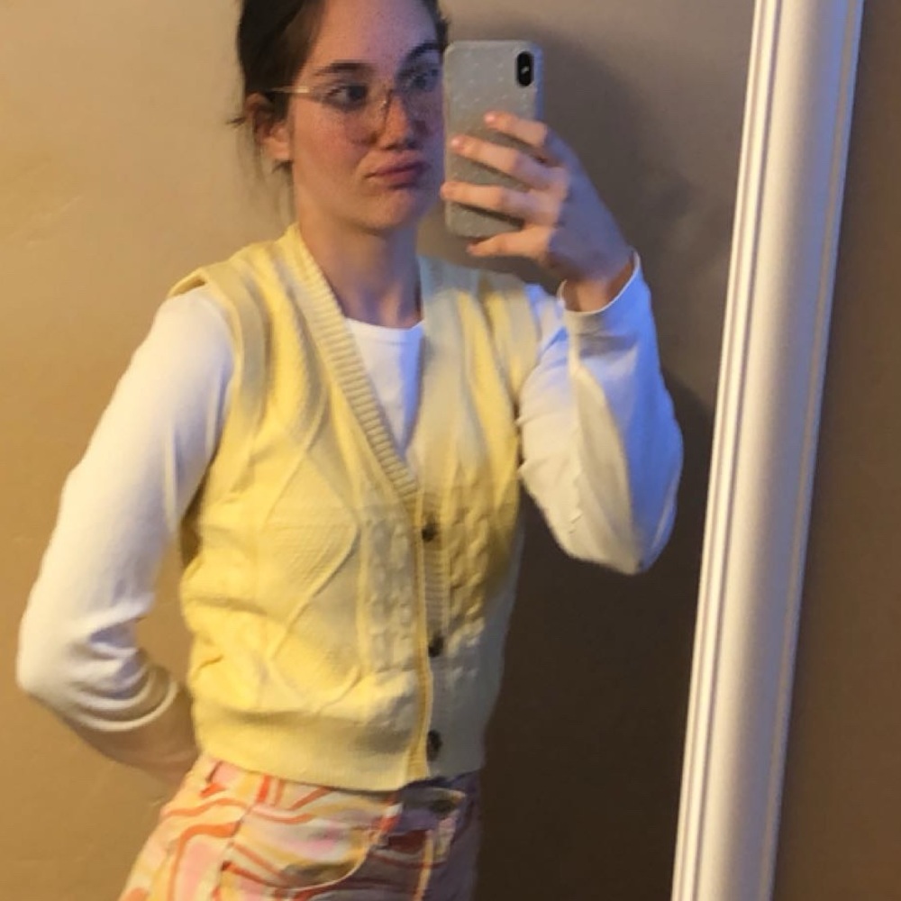 Yellow Sweater Vest